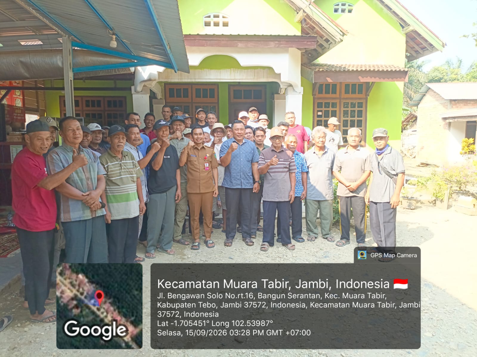 Pengarahan Teknis Pengerjaan Peremajaan Kelapa Sawit Pekebun